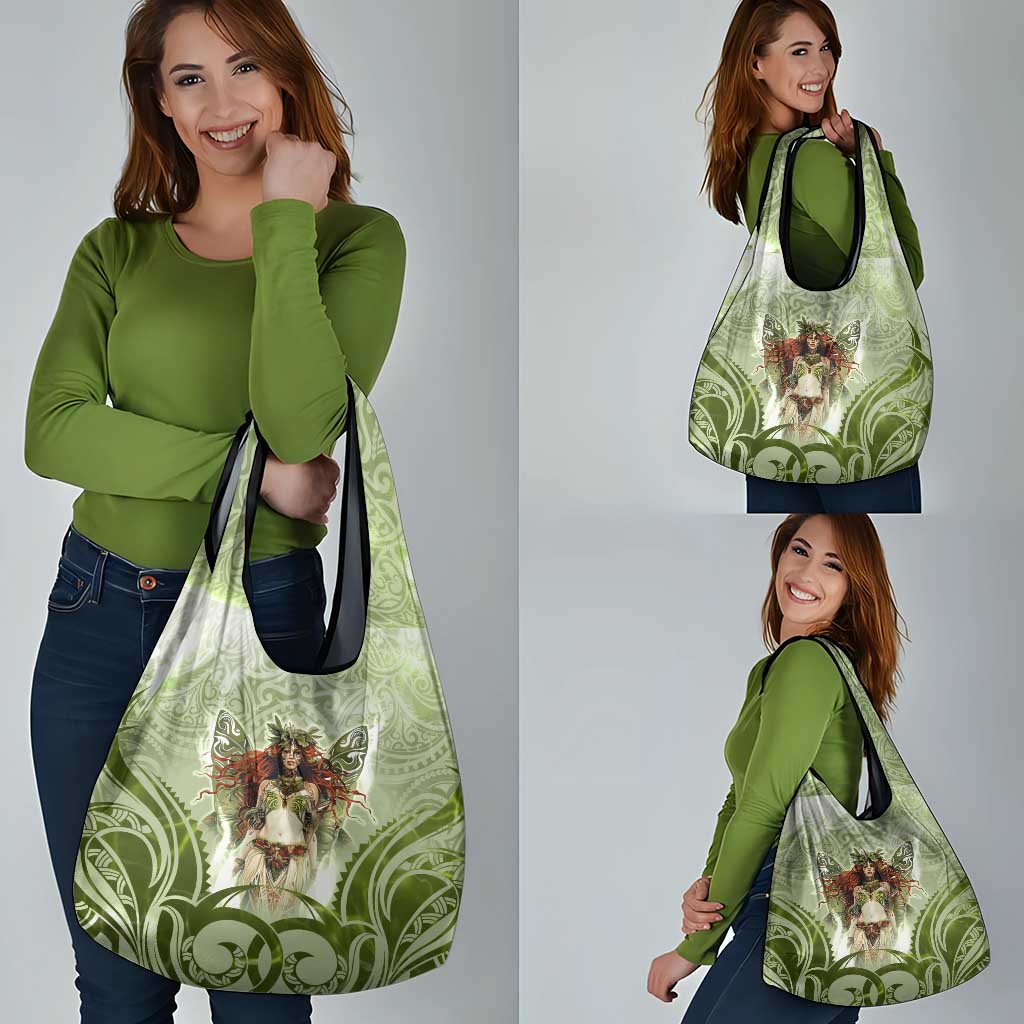 New Zealand Maori Fairy Patupaiarehe Grocery Bag Polynesian Style LT05 - Polynesian Pride