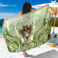 New Zealand Maori Fairy Patupaiarehe Sarong Polynesian Style LT05 One Size 44 x 66 inches Red - Polynesian Pride