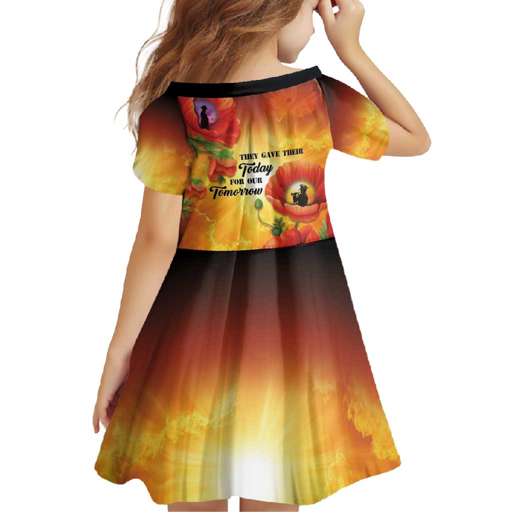ANZAC Day Red Poppy Family Matching Off Shoulder Maxi Dress and Hawaiian Shirt Honoring The ANZAC Spirit LT05 - Polynesian Pride