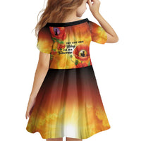 ANZAC Day Red Poppy Family Matching Short Sleeve Bodycon Dress and Hawaiian Shirt Honoring The ANZAC Spirit LT05 - Polynesian Pride