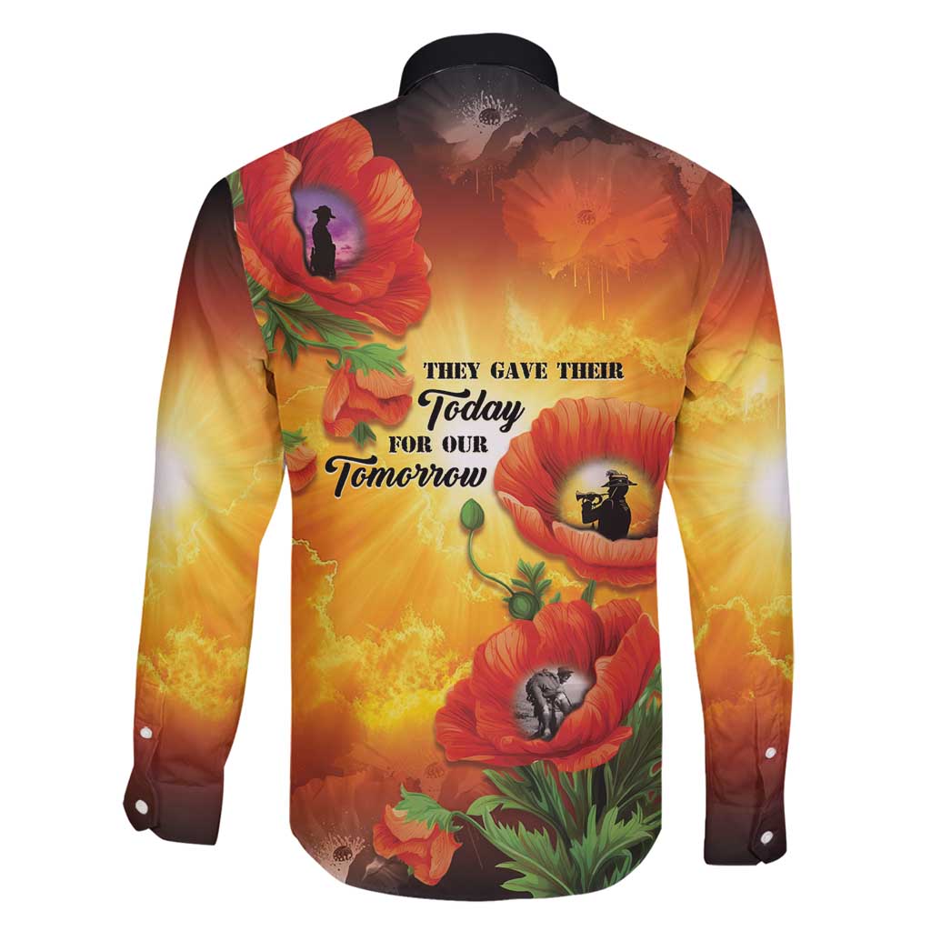 ANZAC Day Red Poppy Family Matching Summer Maxi Dress and Hawaiian Shirt Honoring The ANZAC Spirit LT05 - Polynesian Pride