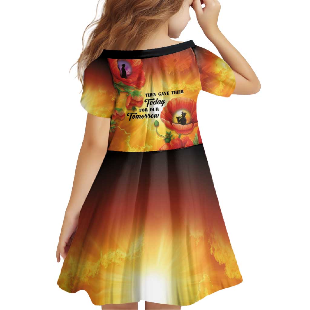 ANZAC Day Red Poppy Family Matching Tank Maxi Dress and Hawaiian Shirt Honoring The ANZAC Spirit LT05 - Polynesian Pride