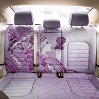 Aotearoa Maori Wahine Back Car Seat Cover Fantail Bird Purple Gold Marble LT05 - Polynesian Pride