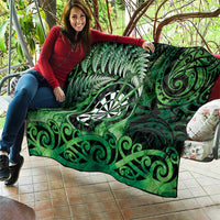 New Zealand Darts Quilt Maori Koru Dartboard Green Flame LT05 - Polynesian Pride
