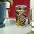 Personalised New Zealand Darts Tumbler Cup Maori Koru Dartboard Gold Flame
