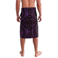 Personalised New Zealand Darts Lavalava Maori Koru Dartboard Purple Flame