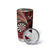 Personalised New Zealand Darts Tumbler Cup Maori Koru Dartboard Red Flame