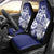 Guam Chief Quipuha Car Seat Cover Polynesian Pattern With Guasali Flowers