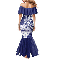 Guam Chief Quipuha Mermaid Dress Polynesian Pattern With Guasali Flowers LT05 - Polynesian Pride