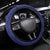 Guam Chief Quipuha Steering Wheel Cover Polynesian Pattern With Guasali Flowers