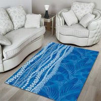 Hawaii Prince Kuhio Area Rug Blue Hawaiian Lau Maia With Leis