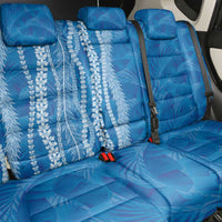 Hawaii Prince Kuhio Back Car Seat Cover Blue Hawaiian Lau Maia With Leis LT05 - Polynesian Pride