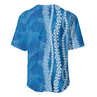 Hawaii Prince Kuhio Baseball Jersey Blue Hawaiian Lau Maia With Leis