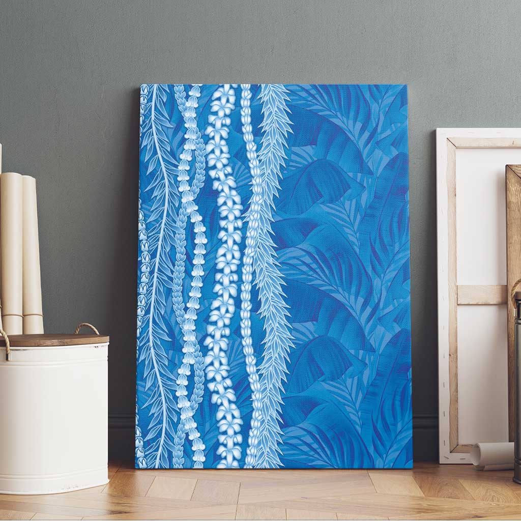 Hawaii Prince Kuhio Canvas Wall Art Blue Hawaiian Lau Maia With Leis
