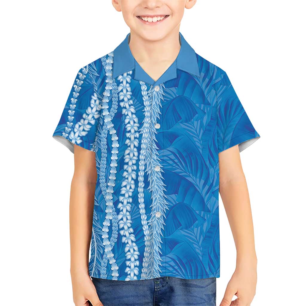 Hawaii Prince Kuhio Hawaiian Shirt Blue Hawaiian Lau Maia With Leis