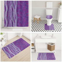 Hawaii Prince Kuhio Bathroom Set Violet Hawaiian Lau Maia With Leis