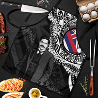 Hawaii Prince Kuhio Apron Hawaiian Maile Lei