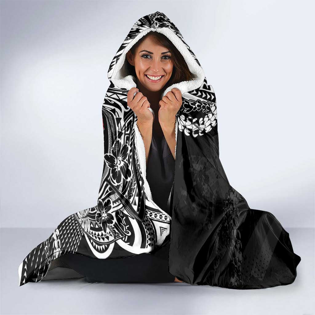 Hawaii Prince Kuhio Hooded Blanket Hawaiian Maile Lei LT05 - Polynesian Pride
