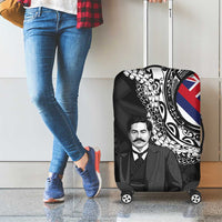Hawaii Prince Kuhio Luggage Cover Hawaiian Maile Lei
