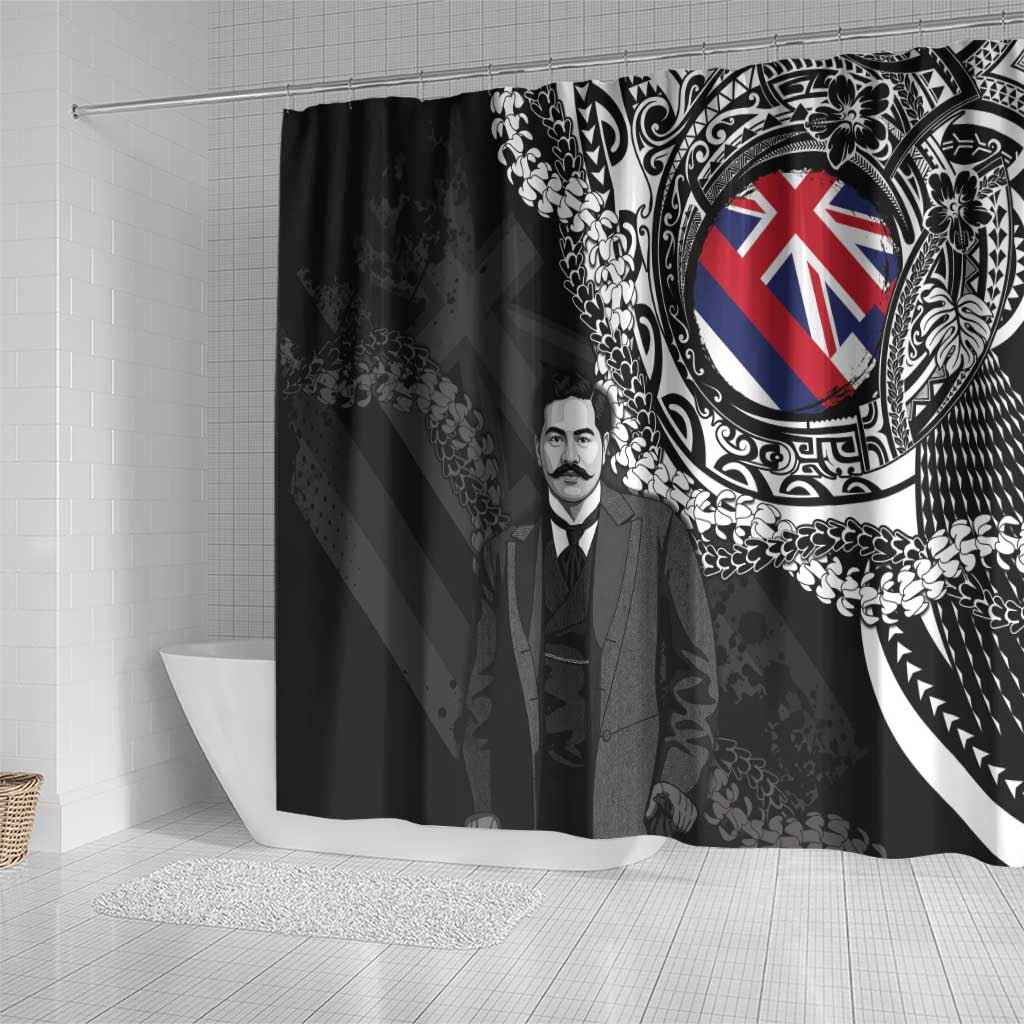 Hawaii Prince Kuhio Shower Curtain Hawaiian Maile Lei