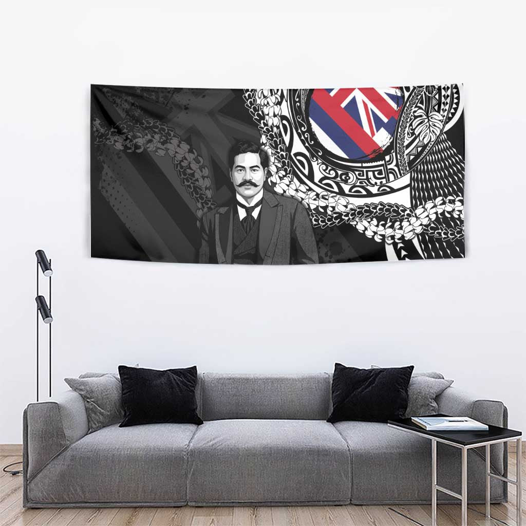 Hawaii Prince Kuhio Tapestry Hawaiian Maile Lei