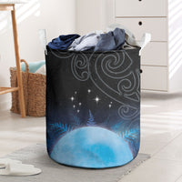 New Zealand Matariki Laundry Basket Pleiades Star Cluster Blue Galaxy
