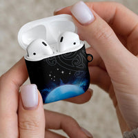 New Zealand Matariki AirPods Case Pleiades Star Cluster Blue Galaxy