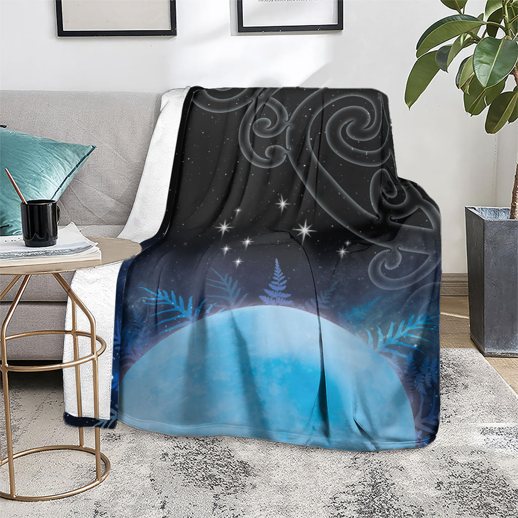 New Zealand Matariki Blanket Pleiades Star Cluster Blue Galaxy