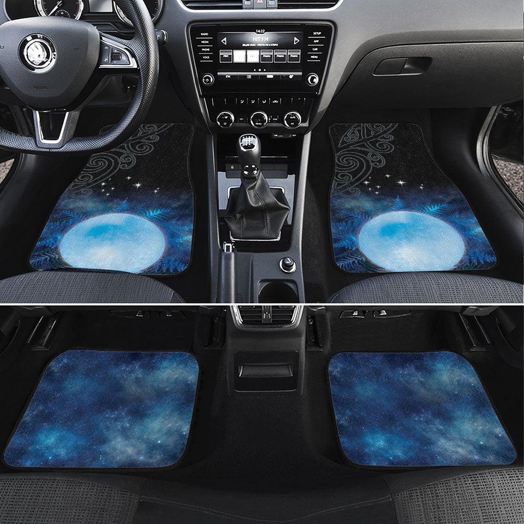 New Zealand Matariki Car Mats Pleiades Star Cluster Blue Galaxy LT05 Set 4pcs Blue - Polynesian Pride