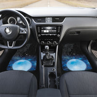 New Zealand Matariki Car Mats Pleiades Star Cluster Blue Galaxy LT05 Set 2pcs - Front Blue - Polynesian Pride