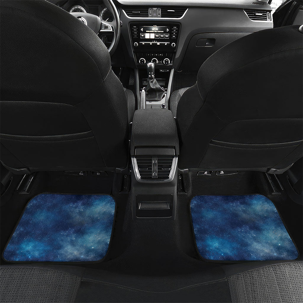 New Zealand Matariki Car Mats Pleiades Star Cluster Blue Galaxy LT05 Set 2pcs - Back Blue - Polynesian Pride