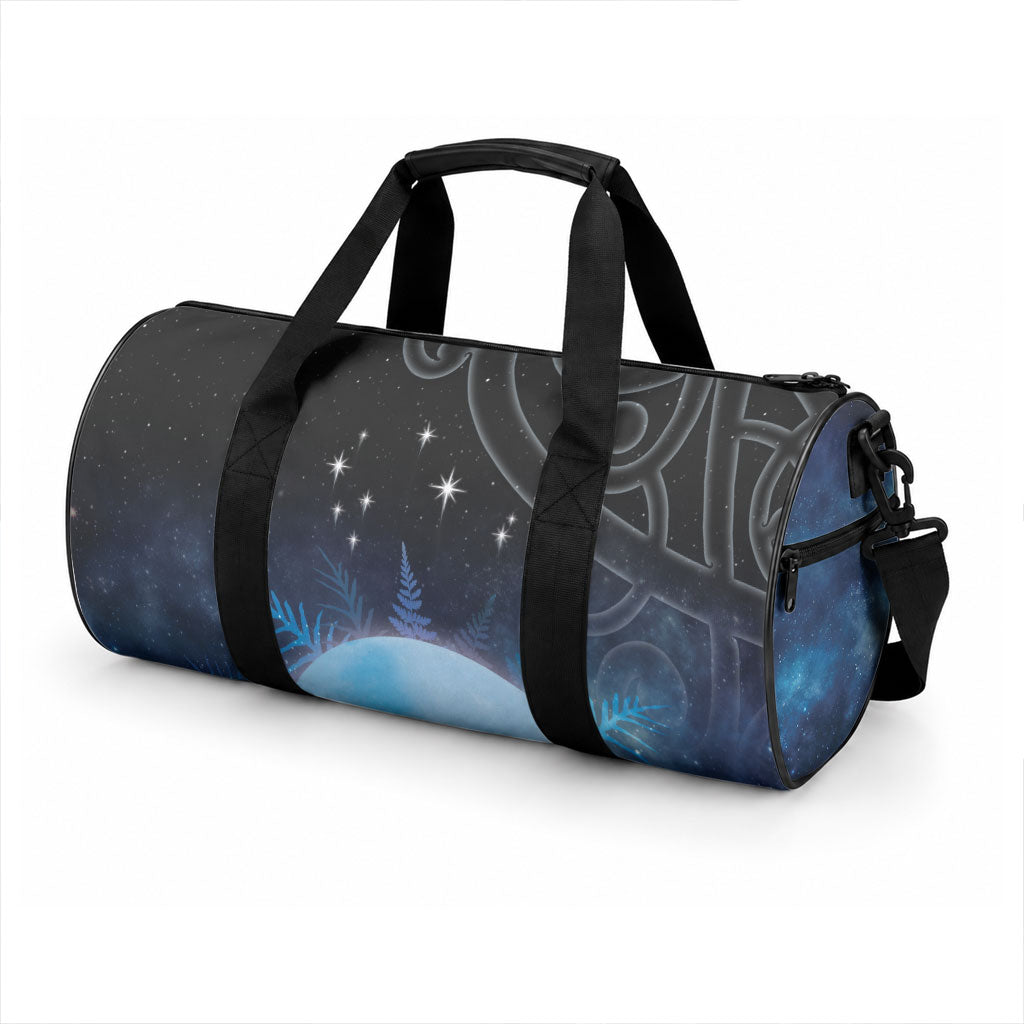 New Zealand Matariki Duffle Bag Pleiades Star Cluster Blue Galaxy LT05 - Polynesian Pride