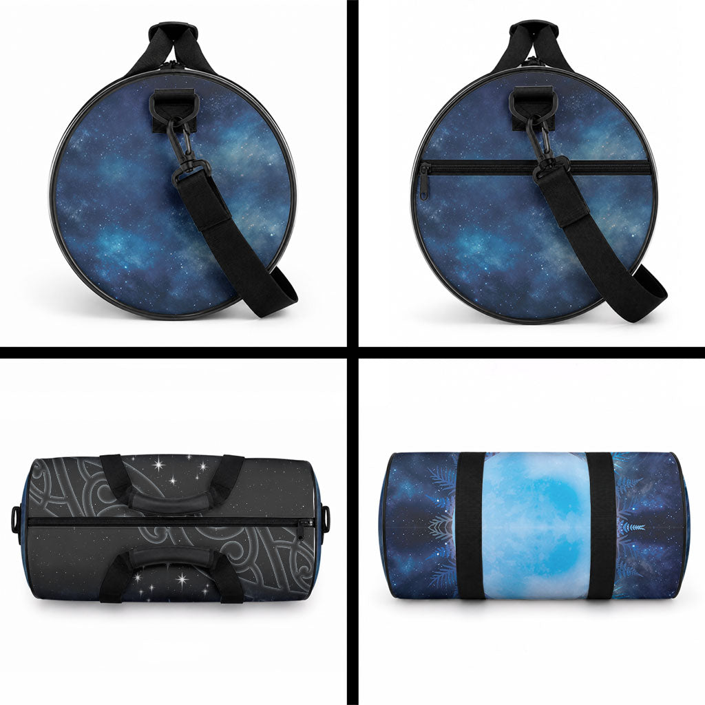 New Zealand Matariki Duffle Bag Pleiades Star Cluster Blue Galaxy LT05 - Polynesian Pride