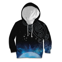 New Zealand Matariki Kid Hoodie Pleiades Star Cluster Blue Galaxy