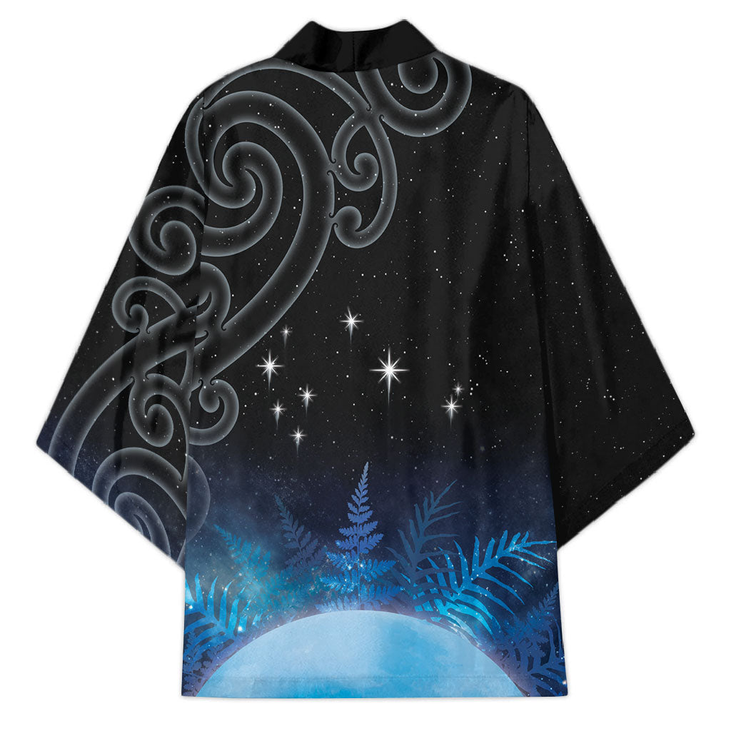 New Zealand Matariki Kimono Pleiades Star Cluster Blue Galaxy
