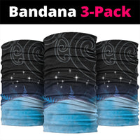 New Zealand Matariki Neck Gaiter Pleiades Star Cluster Blue Galaxy