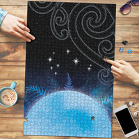 New Zealand Matariki Puzzle Pleiades Star Cluster Blue Galaxy