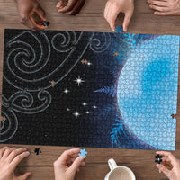 New Zealand Matariki Puzzle Pleiades Star Cluster Blue Galaxy