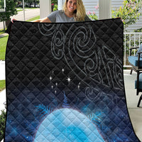 New Zealand Matariki Quilt Pleiades Star Cluster Blue Galaxy LT05 Blue - Polynesian Pride