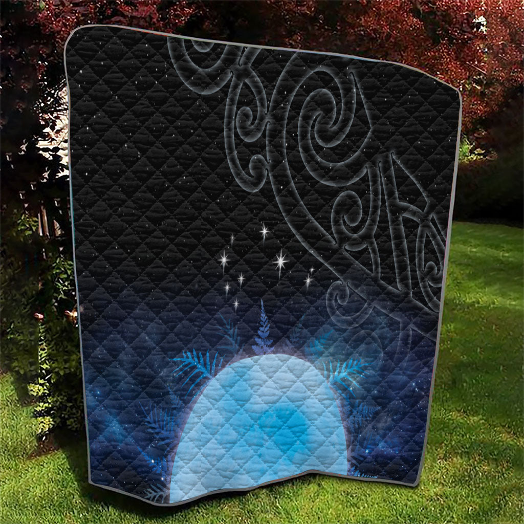 New Zealand Matariki Quilt Pleiades Star Cluster Blue Galaxy LT05 - Polynesian Pride