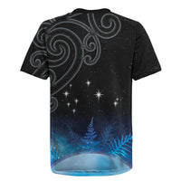 New Zealand Matariki Rugby Jersey Pleiades Star Cluster Blue Galaxy
