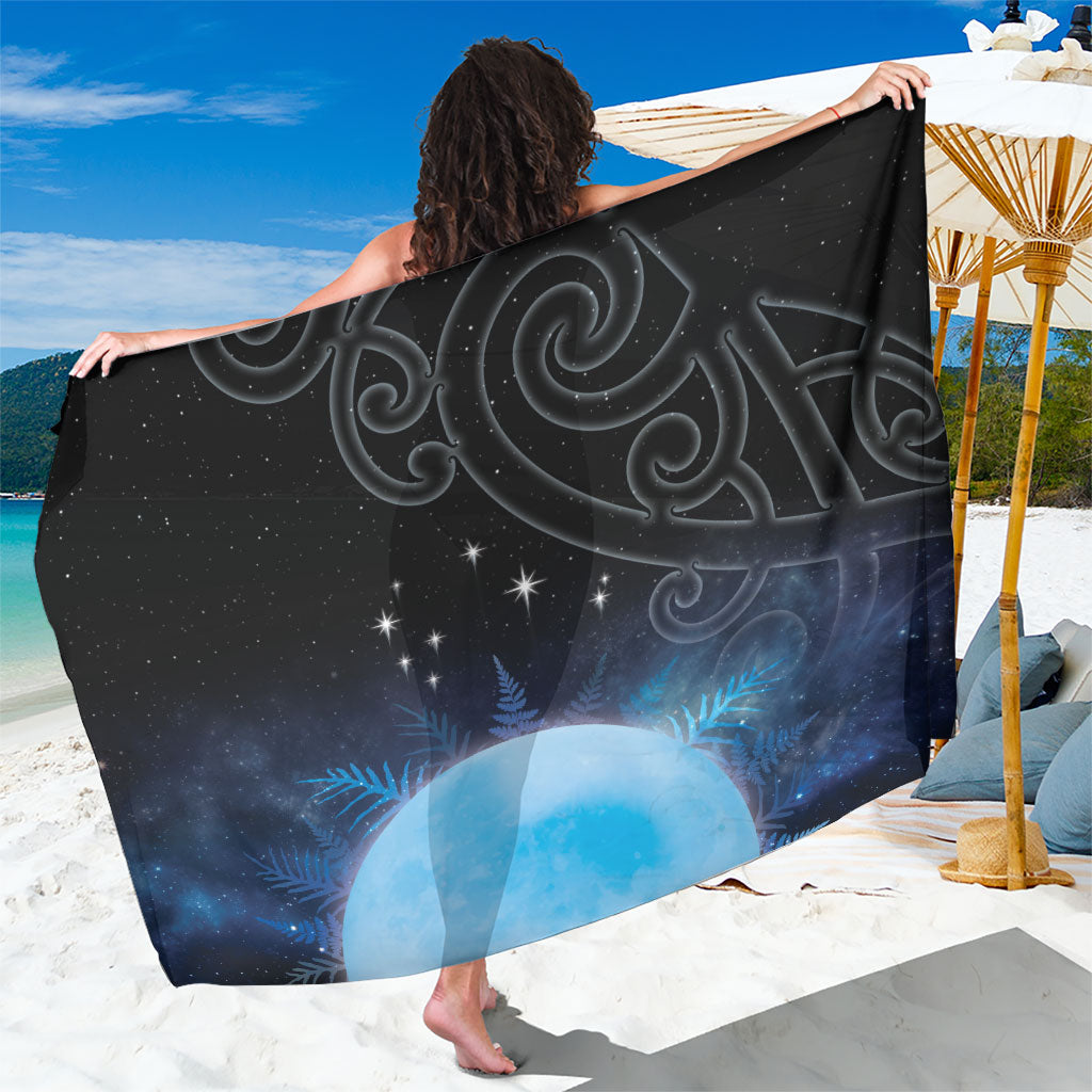 New Zealand Matariki Sarong Pleiades Star Cluster Blue Galaxy LT05 One Size 44 x 66 inches Blue - Polynesian Pride
