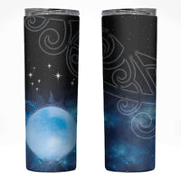 New Zealand Matariki Skinny Tumbler Pleiades Star Cluster Blue Galaxy LT05 Blue - Polynesian Pride