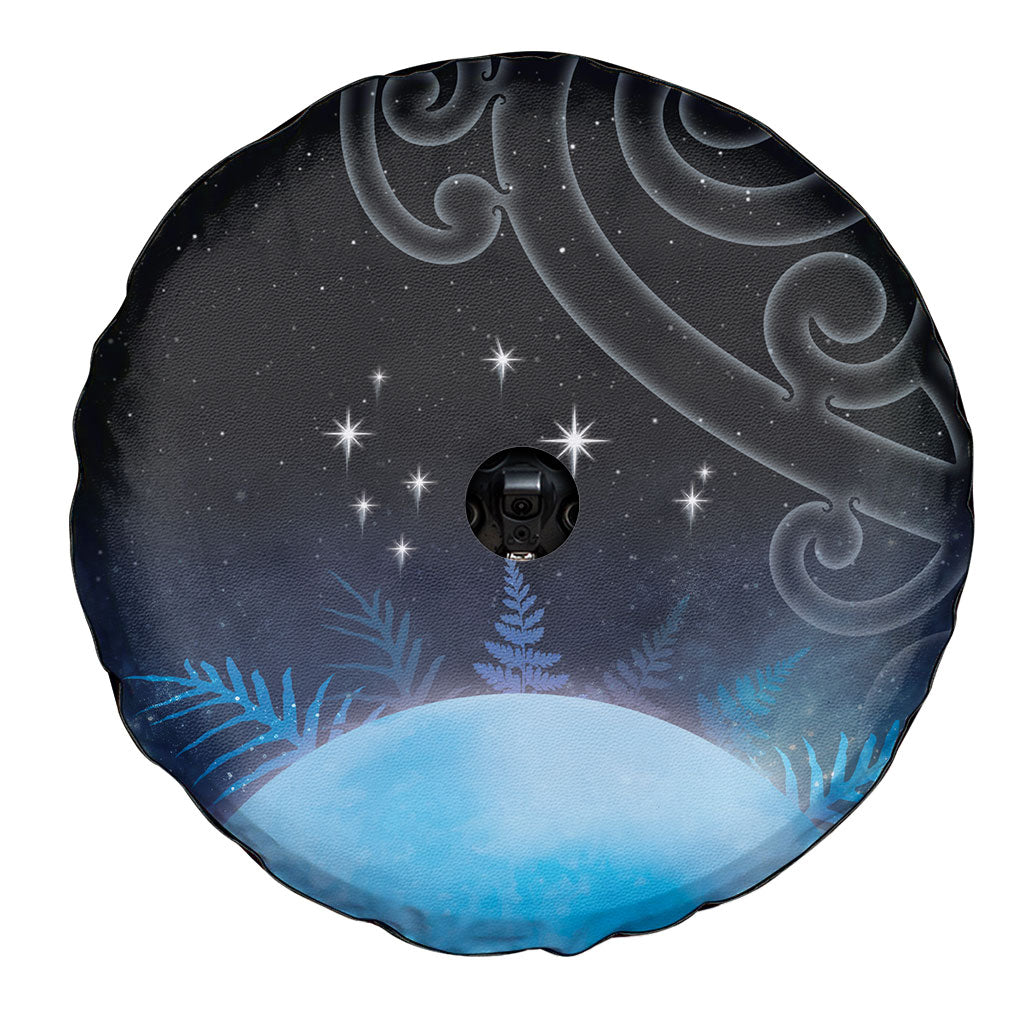 New Zealand Matariki Spare Tire Cover Pleiades Star Cluster Blue Galaxy