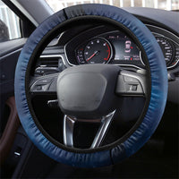 New Zealand Matariki Steering Wheel Cover Pleiades Star Cluster Blue Galaxy