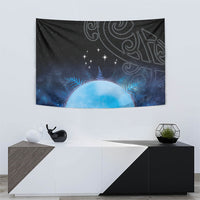 New Zealand Matariki Tapestry Pleiades Star Cluster Blue Galaxy