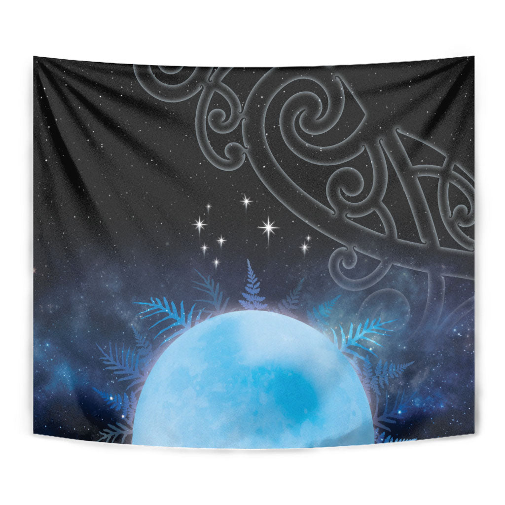 New Zealand Matariki Tapestry Pleiades Star Cluster Blue Galaxy