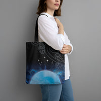 New Zealand Matariki Tote Bag Pleiades Star Cluster Blue Galaxy