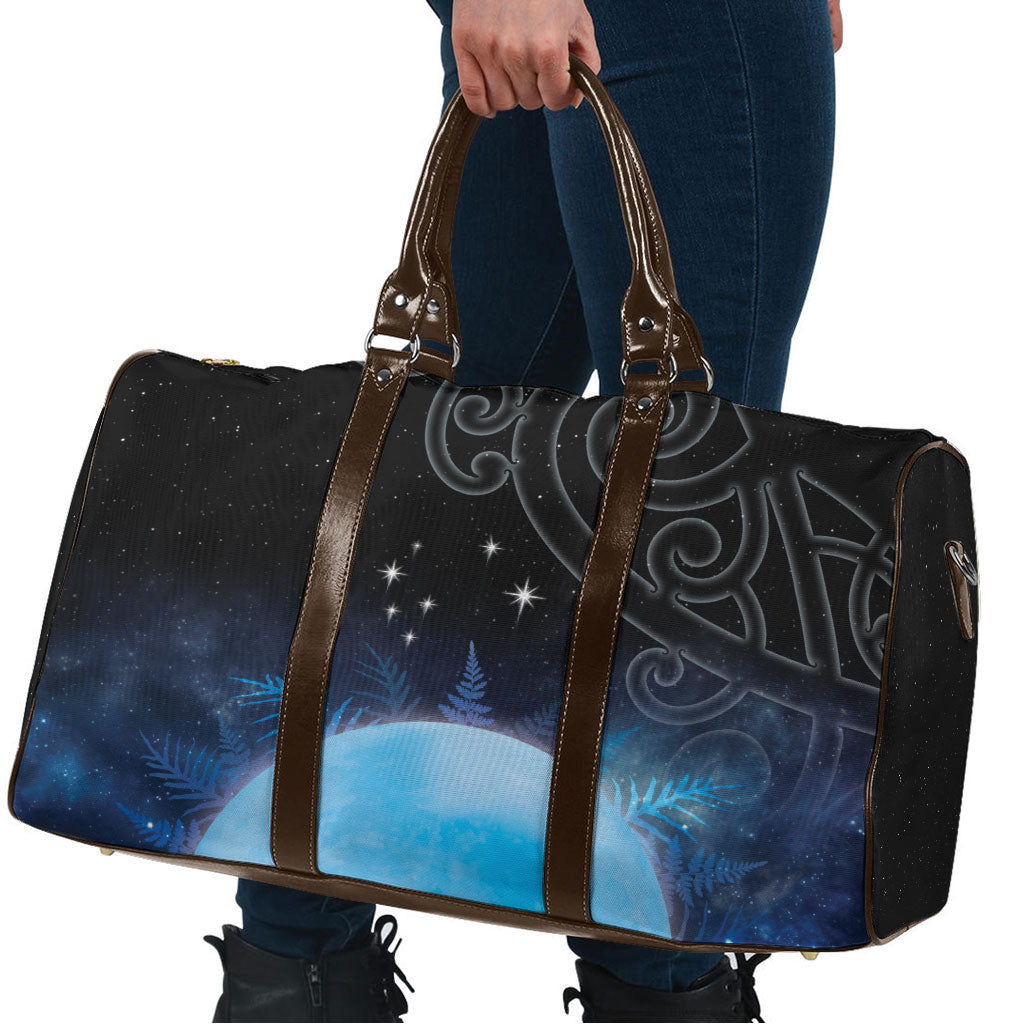 New Zealand Matariki Travel Bag Pleiades Star Cluster Blue Galaxy