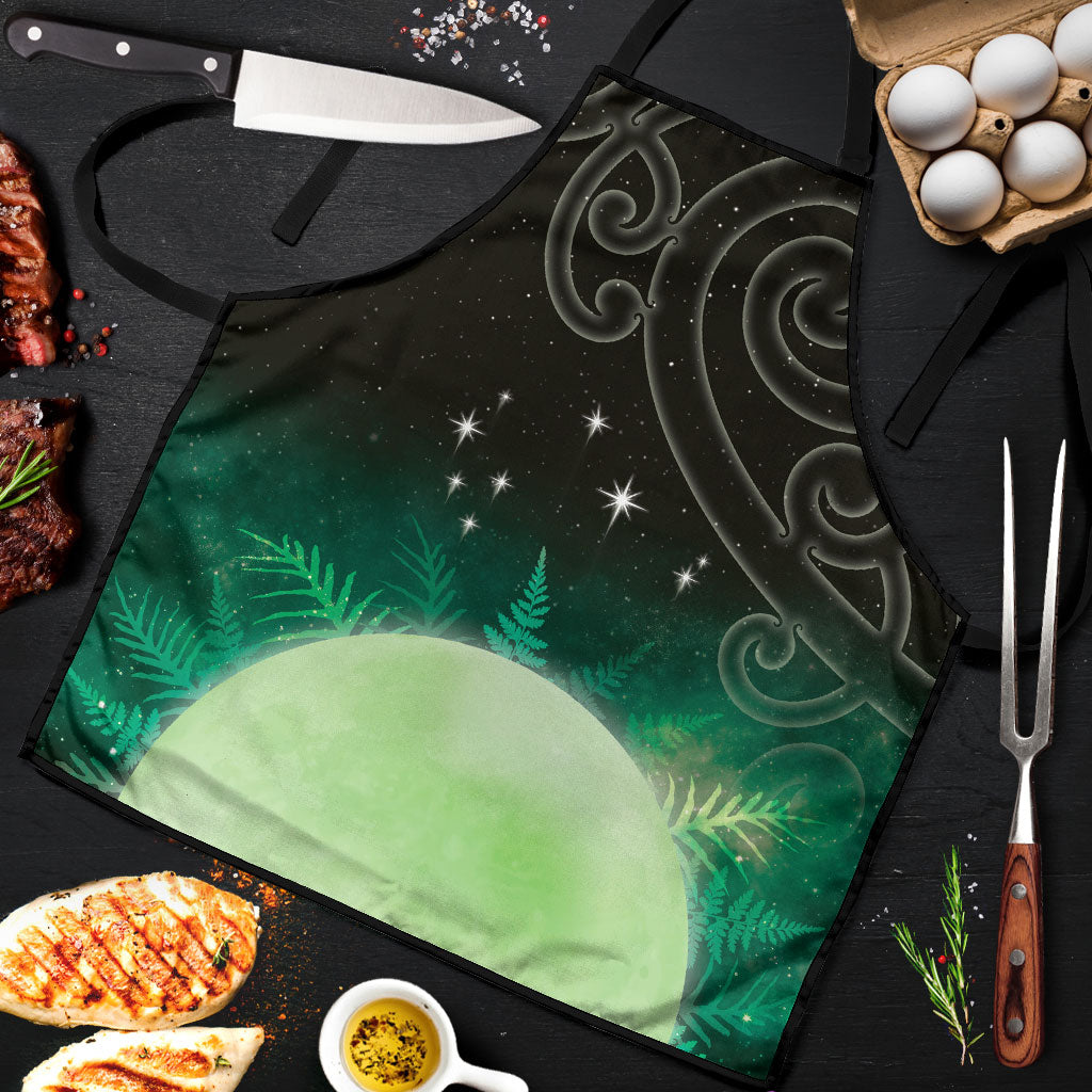New Zealand Matariki Apron Pleiades Star Cluster Green Galaxy